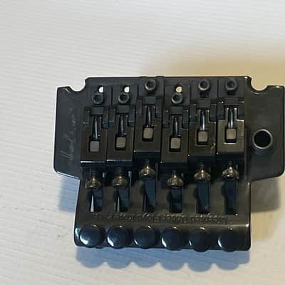 2000's Jackson Dinky Guitars JT-580LP Black Licensed Floyd Rose Tremolo Guitar Bridge image 5
