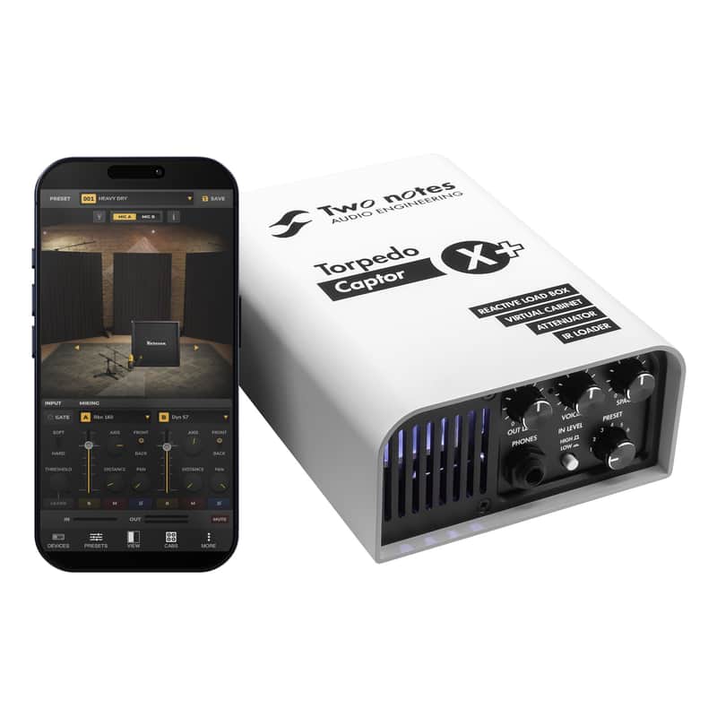 Two Notes Torpedo Captor X+ 16 Ohm Reactive Load Box, Attenuator, DynIR Cab Sim & IR Loader image 1