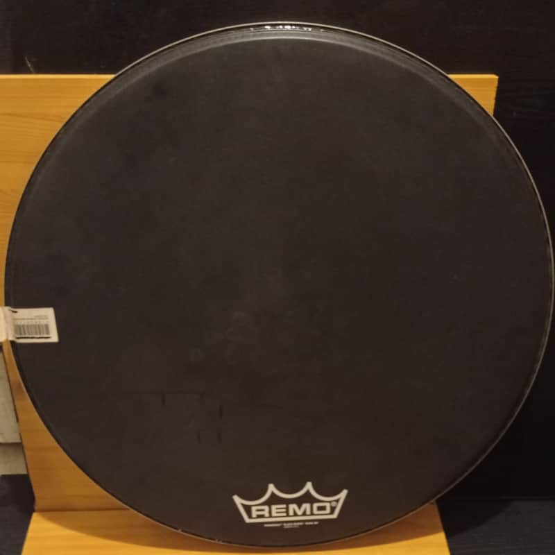 Remo PM-1824-MP 24" Marching Bass drum head 2010- - Black 🖤 image 1