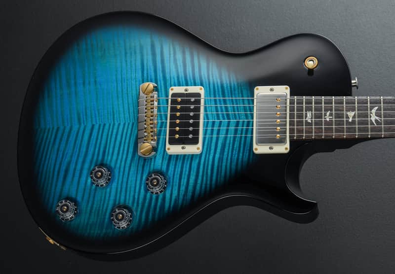 Paul Reed Smith Mark Tremonti Signature 10 Top w/Stoptail - Aqua Smokewrap Burst image 1
