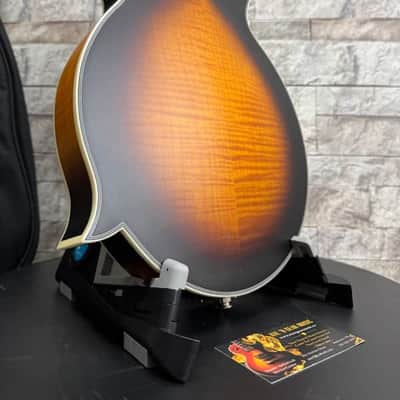 Washburn #M3SEBRK F-Style Solid Top Mandolin With Pickup, Satin image 2