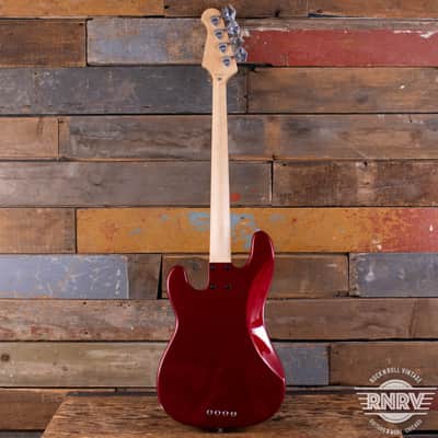 Lakland Skyline 44-64 Custom PJ 4-String with Rosewood Fretboard 2010s - Candy Apple Red image 4