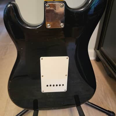1992 Fender Japan Squier Silver Series Black Stratocaster - MIJ image 8
