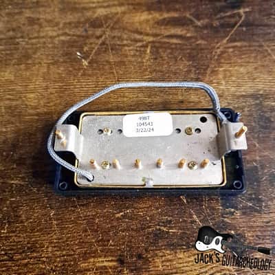 Gibson USA 498T Pickup with Black Pickup Ring - 13.86K (HOT!) (2024 - Gold) image 4