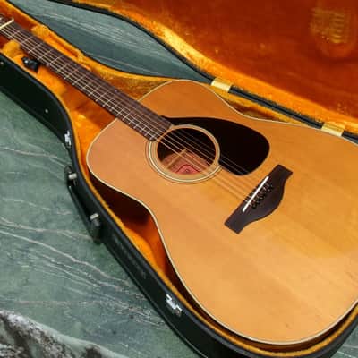 1971 Yamaha FG180 Red Label Nippon Gakki+Rocket Case image 1