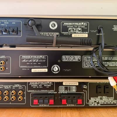 Vintage Marantz Silver Series Stereo System: PM350 + ST450 + SD3510 image 2