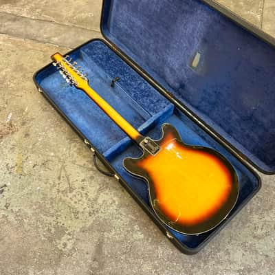 Burns Baldwin Model 712 XII 1966 - Sunburst 12 string electric guitar original vintage UK image 10