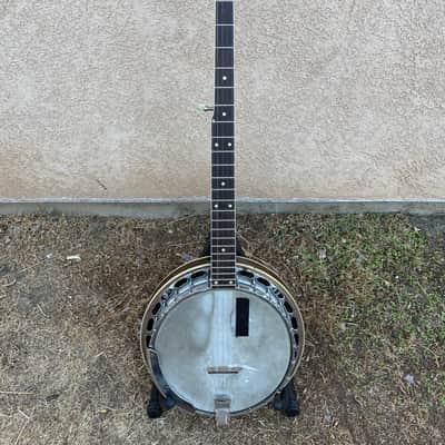 Gibson RB-180 1960s long neck banjo resonator closed back image 1