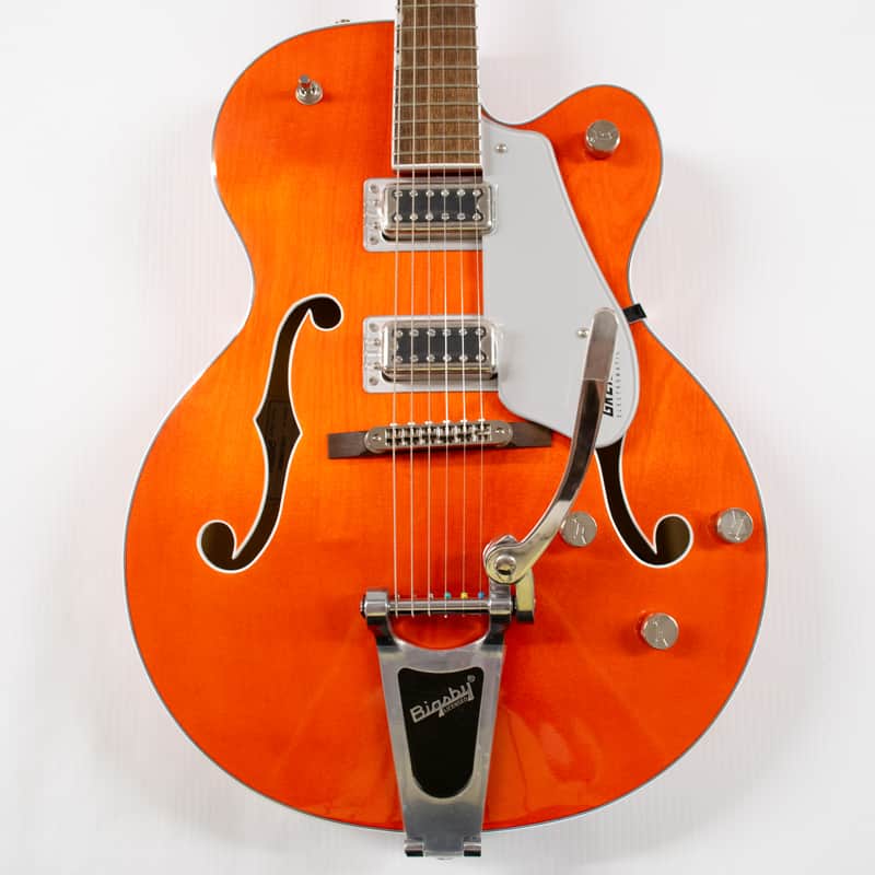 Gretsch G5420T Electromatic Classic Hollowbody Single-cut Electric Guitar with Bigsby - Orange Stain image 1