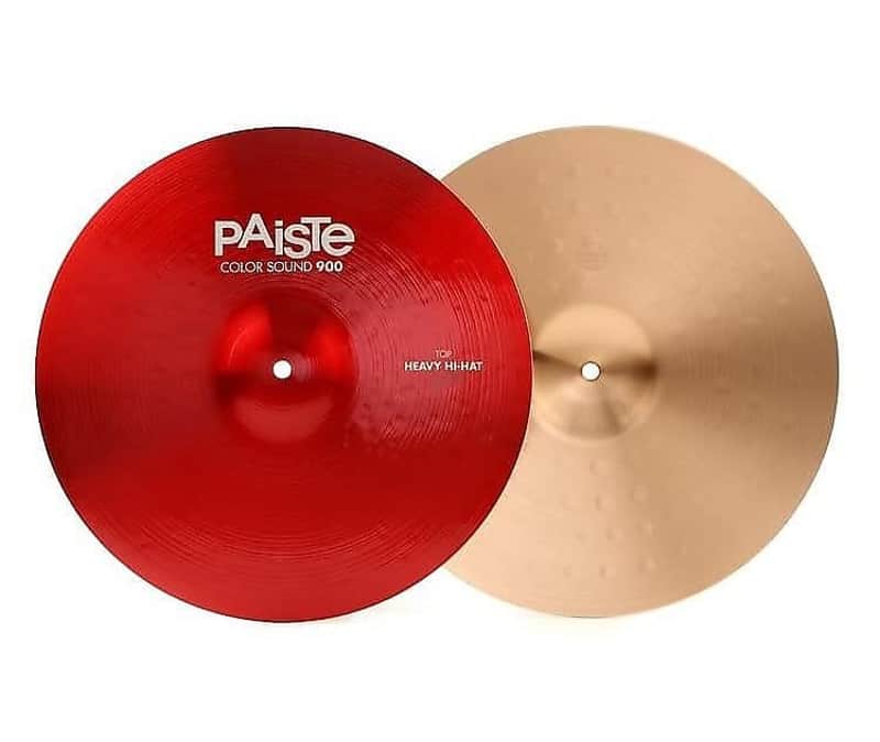 Paiste 15" Color Sound 900 Red Heavy Hi-Hat Bottom Cymbal *IN STOCK* image 1