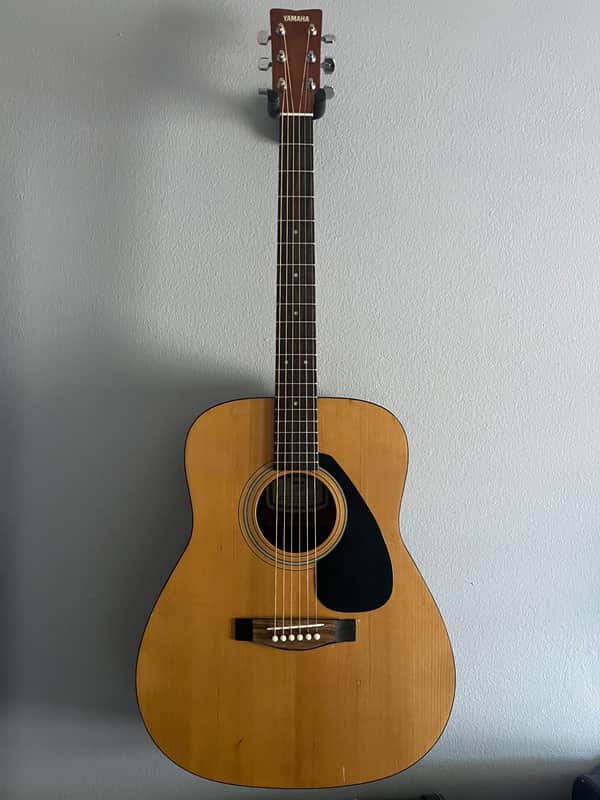 Yamaha F-36P Dreadnought Acoustic Guitar 1990s - Natural image 1