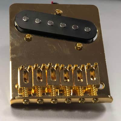 SGM Pre-loaded Tele Bridge Plate - Gold image 2