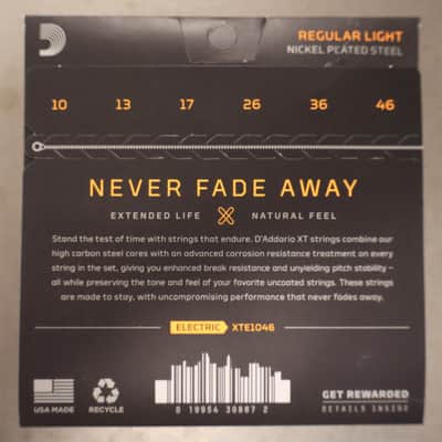 D'addario XT1046 Regular Light Gauge Extended life image 2