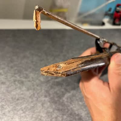 1966 Gibson  EB-2 Neck damaged image 5