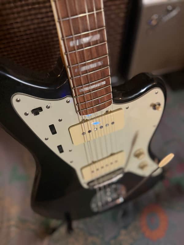 Fender Limited Edition 60th Anniversary Classic Jazzmaster with Matching Headstock Pau Ferro Fretboard 2018 - Black