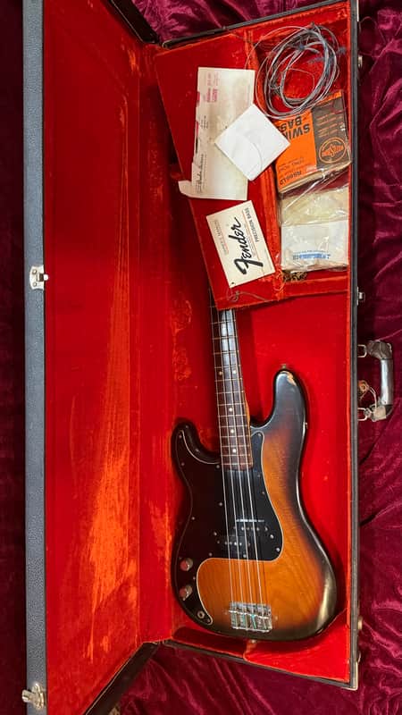 Fender P-BASS 1975 - Sunburst image 1