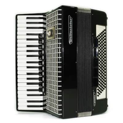 Weltmeister Stella Accordion 120 Bass, German Full Size Keyboard Piano Accordian, New Straps and Soft Bag for Gift, 2703 image 1