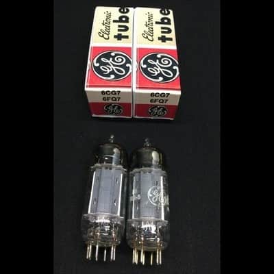 Matched Pair RCA 6CG7 (6FQ7) Clear Top VACUUM TUBES 3 Plate Design TESTED 8.9233 image 1