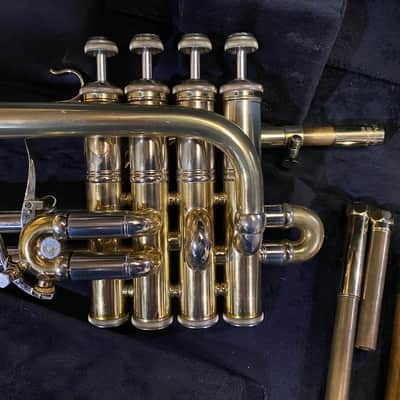 Bach Stradivarius AP190 Artisan Piccolo Trumpet Lacquer Osmun Blueprinted image 10