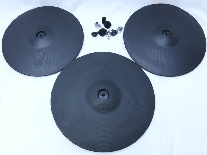 Roland THREE PACK CY14 + CY15 Crash Ride V-Cymbal V Drum Trigger