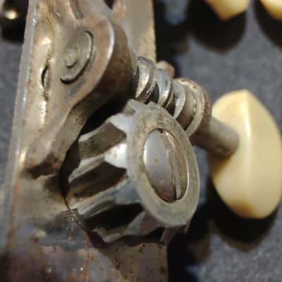 Kluson Open back 3x3 on a strip Pre 1960s - Nickel image 6