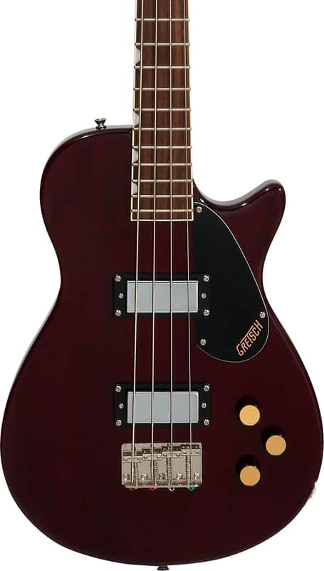 Gretsch Streamliner Jet Club 4-String Bass Guitar, Laurel Fingerboard, Walnut Stain image 1