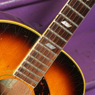 1967 Epiphone FT79 (Gibson) Texan Slope Dreadnought Guitar (VIDEO! Work Done, Ready) image 5