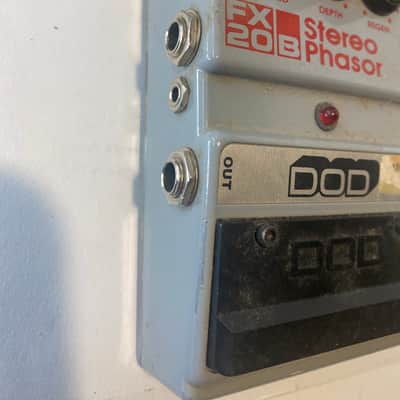 With Box, foam insert, and schematic DOD Stereo Phaser FX20-B 1985 - 1998 - Silver image 4