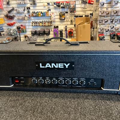 Laney AOR A100 Series 11 100 watt All Tube Guitar Amplifier Head 1990’s - Black image 1