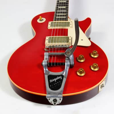 2005 Gibson Custom Shop 1957 Les Paul Standard '57 R7 Sweet Cherry Red w Factory Bigsby LUCY VIBES Eric Clapton George Harrison image 18