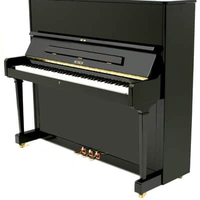 Petrof P 125 F1 Black high polish Upright Pianos image 2