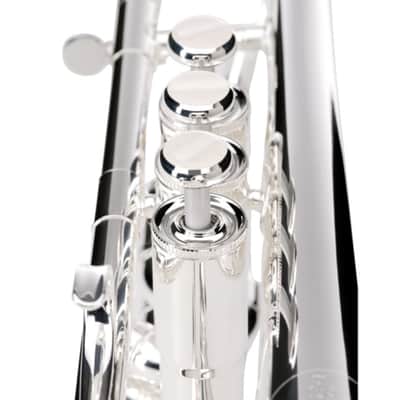 Besson BE924G-2-0 'Sovereign' Professional Eb Cornet in Silver Plate image 2