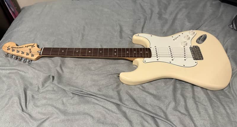 Fender Albert Hammond Jr Stratocaster 2021 - present a Arctic White