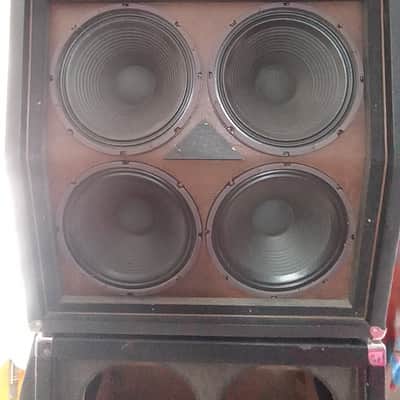 Carvin Legacy Steve Vai C412 4x12 Guitar cabinet With Eminence Legend Speakers  Black And Brown Tolex image 2
