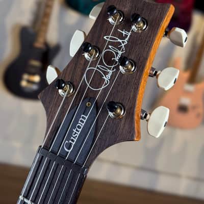 PRS Custom 24 "10 Top" - Carroll Blue/Natural Back - Mint image 9