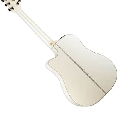 Takamine GD37CE Acoustic Electric Guitar Pearl White image 2