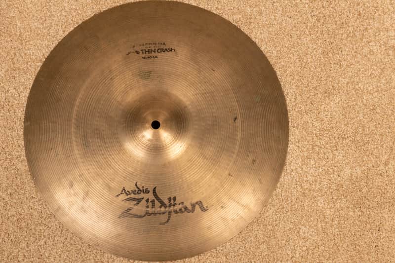 1990s Zildjian A 16" Medium Thin Crash Cymbal 1104g image 1