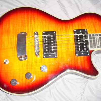 Hagstrom Ultra Max Golden Eagle Burst seymour duncans gator case damaged image 2