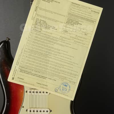 Fender Stratocaster Spaghetti Logo Original Vintage 1964 - Sunburst (COD 2070VG) image 11
