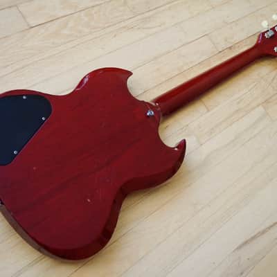 1990 Greco SG Electric Guitar Cherry SS-600 Lawsuit Mint