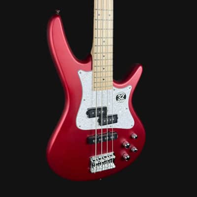 Ibanez SRMD200-Cam 4 String bass Guitar In Candy Apple Matte image 2