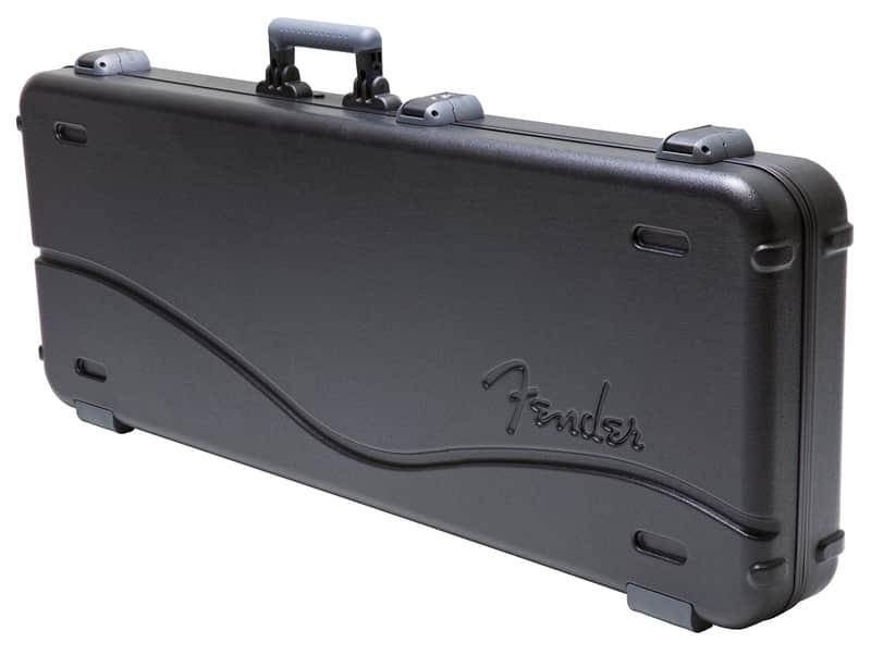 Fender Deluxe Molded ABS Jaguar/Jazzmaster Guitar Case Black image 1