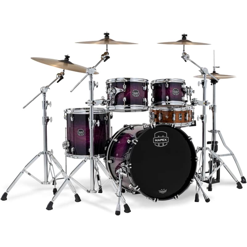 Mapex SR504XZ Saturn VI Royal Purple Burst - Drum Shell Set image 1