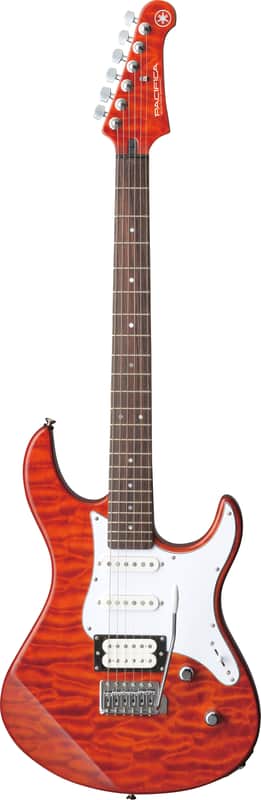Yamaha Pacifica PAC212VQM Caramel Brown Quilted Maple Top Electric Guitar image 1