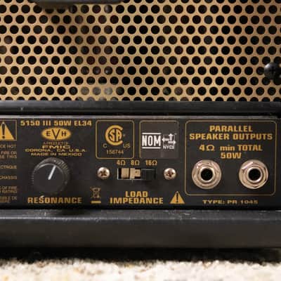 EVH 5150III 50W EL34 Guitar Amplifier Head with Footswitch - Used image 9