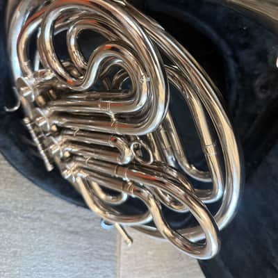 Silver  Double French Horn image 4