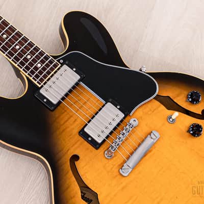 1996 Gibson ES-335 Dot Semi-Hollow Guitar Vintage Sunburst w/ 57 Classic PAFs, Fast Neck & Case image 8