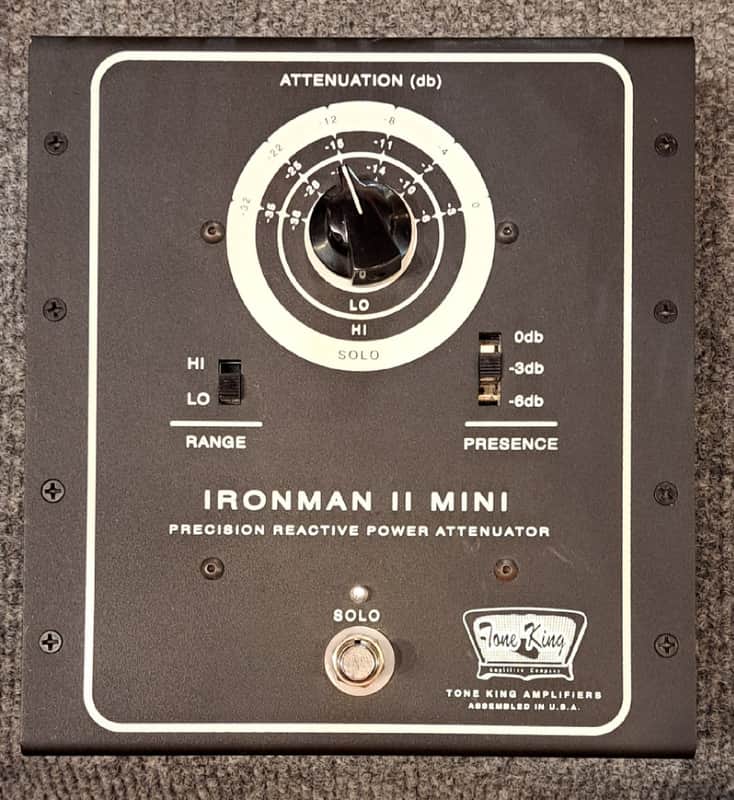 TONE KING IRONMAN II MINI 30W AMPLIFIER ATTENUATOR W/BOX + MANUAL image 1