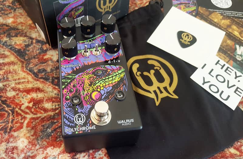 Walrus Audio Polychrome Analog Flanger 2021 - Present - Black image 1