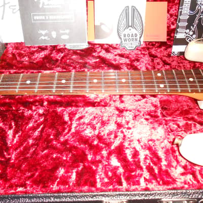 Fender Road Worn 2009-2015 - Olympic White w/ Custom Shop Ancho Poblano hand-wound pickups & CS case image 6
